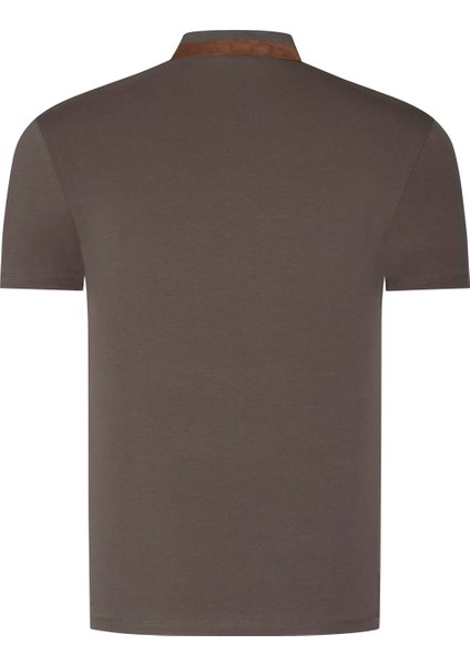 Ikili Set T8571 Dewberry Fermuarlı Erkek T-Shırt-Lacivert-Haki indirimleri