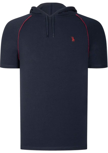 Ikili Set T8570 Dewberry Kapşonlu Erkek T-Shırt-Lacivert- Sax fiyatları