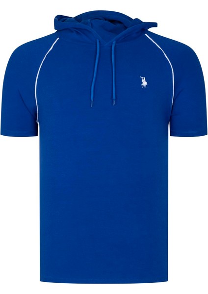 Ikili Set T8570 Dewberry Kapşonlu Erkek T-Shırt-Lacivert- Sax fırsatları