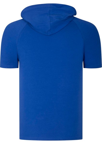 Ikili Set T8570 Dewberry Kapşonlu Erkek T-Shırt-Lacivert- Sax indirimleri