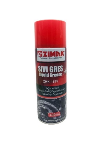 ZMK-1575 2+1pkt Sıvı Gres Yağlama Spreyi 1200ML