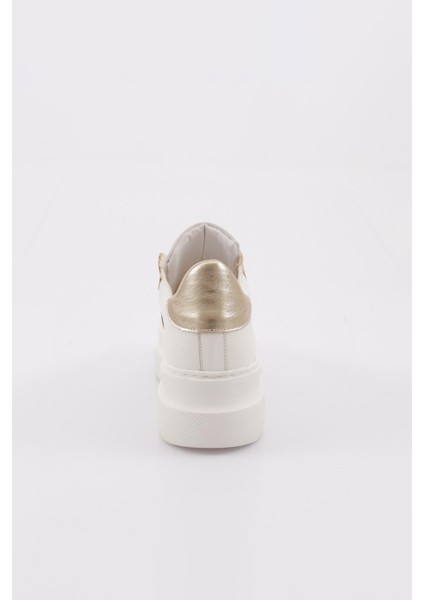 ES861 Kadin Kalin Taban Silver Taşli Sneakers Ayakkabi fırsatları