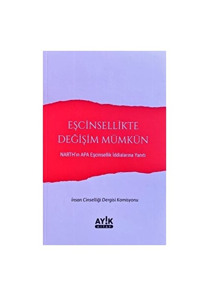 Eşcinsellikte Değişim Mümkün
