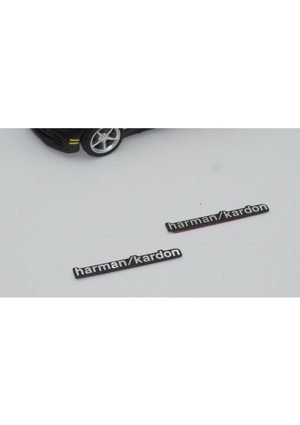 Harman Kordon Hoparlör Krom Metal 3m Logo Amblem 2 Li Set