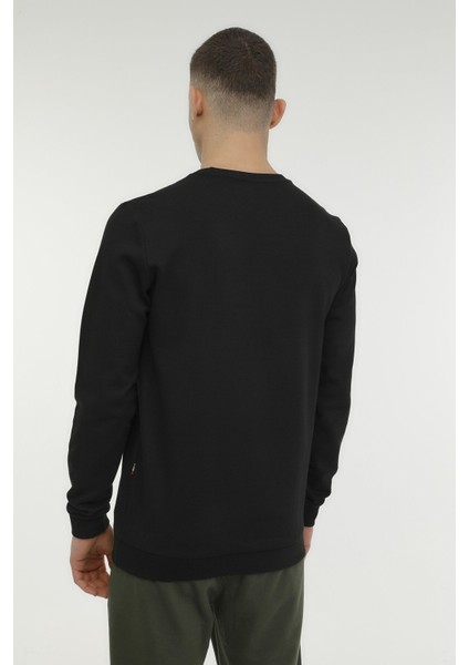 ml Robert 16ITLY72 3fx Siyah Erkek Sweatshirt