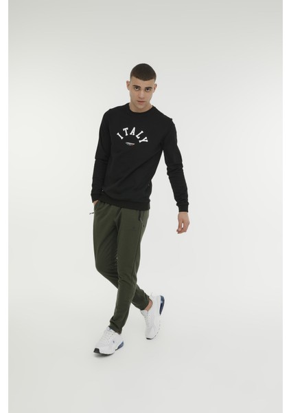 ml Robert 16ITLY72 3fx Siyah Erkek Sweatshirt