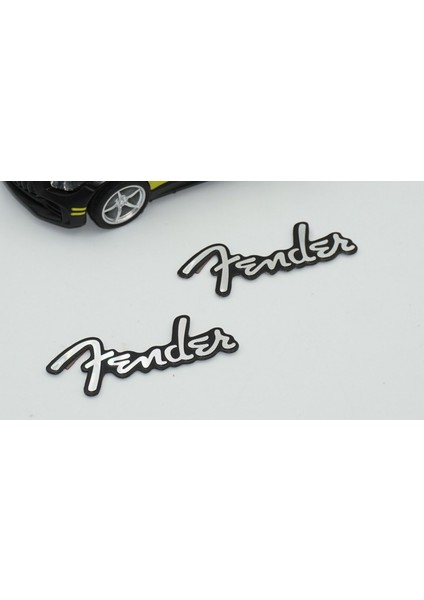 Fender Hoparlör Krom Metal 3m Logo Amblem 2 Li Set fırsatları