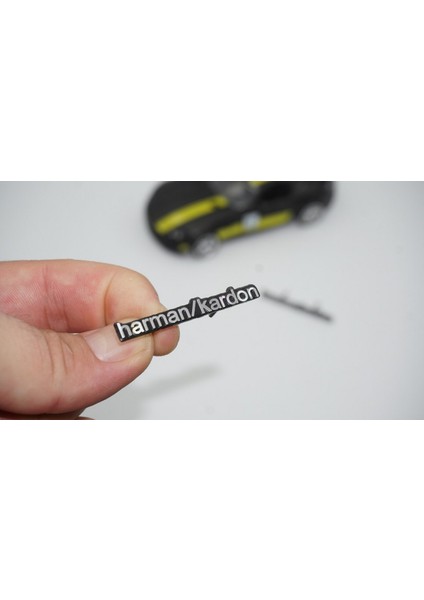 Harman Kordon Hoparlör Krom Metal Tırnaklı Logo Amblem 2 Li Set