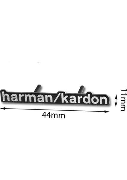 Harman Kordon Hoparlör Krom Metal Tırnaklı Logo Amblem 2 Li Set fırsatları