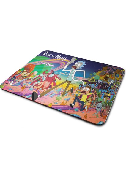 Kişiye Özel Rick And Morty Kaçış Tasarım Baskılı Mouse Pad