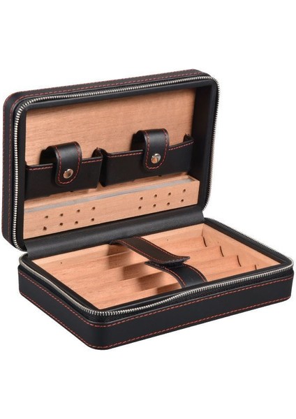 Siyah Deri Seyahat Humidoru KB95SY fiyatları