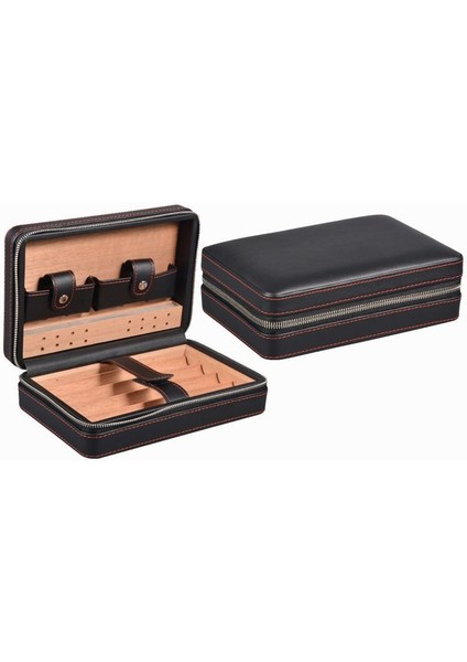 Siyah Deri Seyahat Humidoru KB95SY modelleri