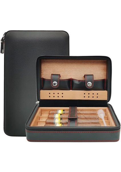 Siyah Deri Seyahat Humidoru KB95SY indirimleri