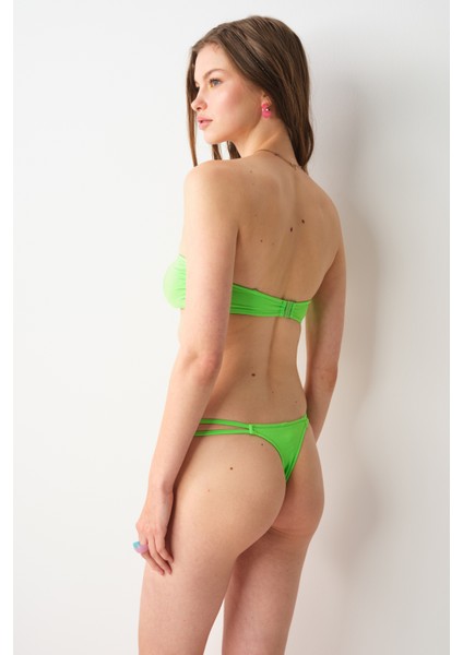 Berta Bantlı String Bikini Tek Alt Neon Yeşil 239206