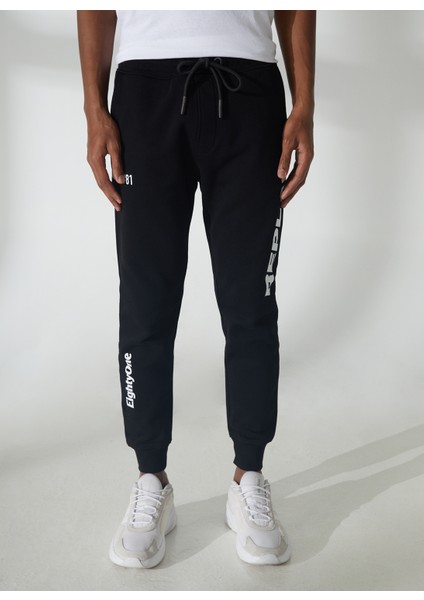 Normal Siyah Erkek Eşofman Altı M993100021842 Trousers Regular modelleri