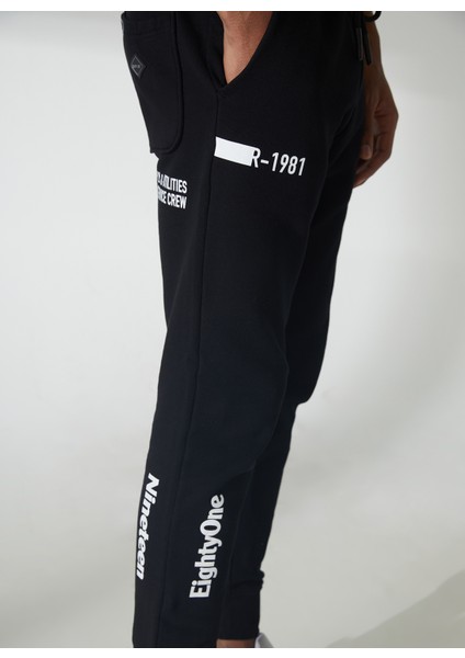Normal Siyah Erkek Eşofman Altı M993100021842 Trousers Regular