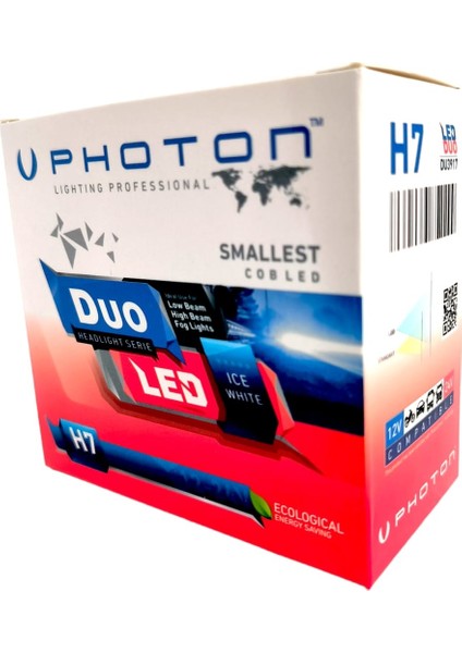 Duo Led Xenon Far Ampulu H1/H11/H4H7 Şimşek Etkili Yeni seri