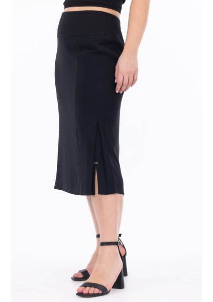 Büyük Beden Siyah Kadın Etek 23112001019 modelleri