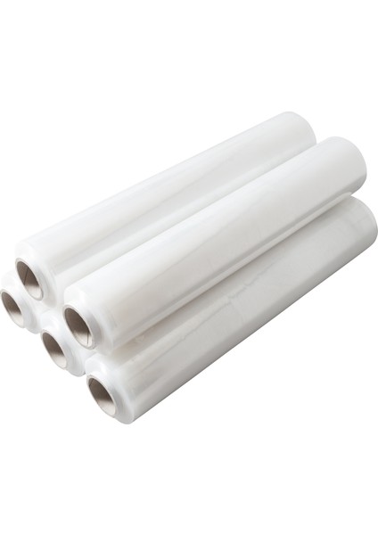 Streç Film 2600 gr Ağırlık 300 mt Sarım 50 cm Genişlik - Streç 17 Mikron Şeffaf - Palet Streci