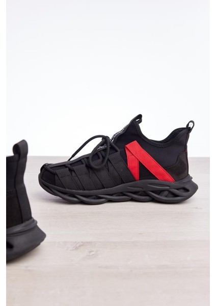 Bağcıklı Aksesuarlı Erkek Sneaker