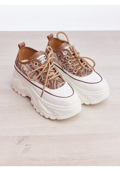 Bağcıklı Yüksek Taban Kadın Sneaker fiyatları