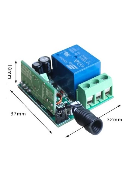 Electrimax Rf Uzaktan Kumanda 10A Rf Alıcı Verici Transmitter Receiver 12V