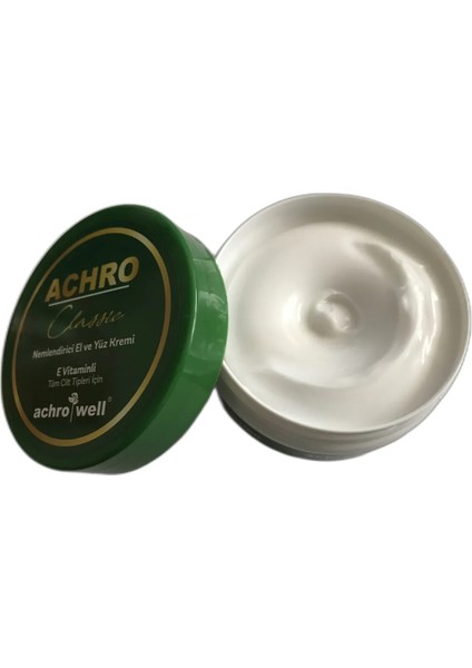 Achro Classic Nemlendirici El ve Yüz Kremi 175 ml