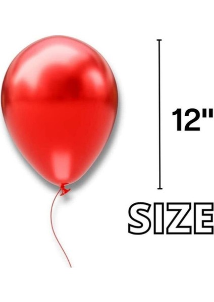 15 Adet Kırmızı Balon Iç Mekan Dekorasyon Doğum Günü Partisi