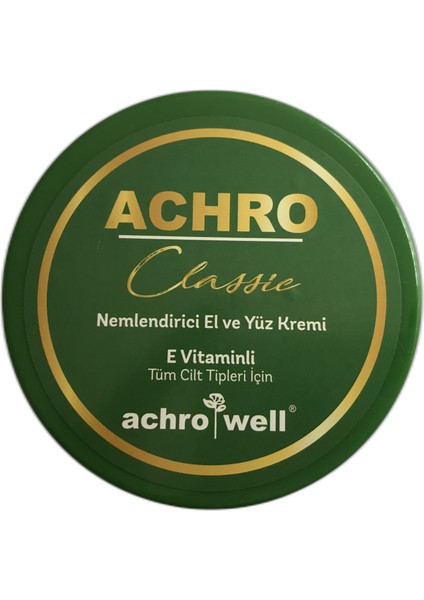 Achro Classic El ve Yüz Kremi 175 ml