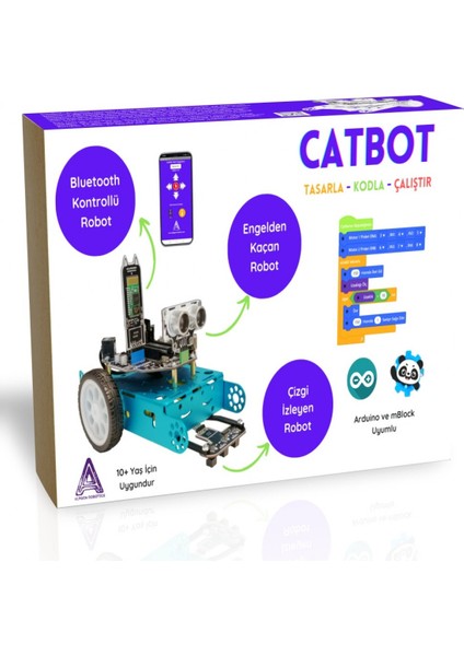 Catbot Arduino Kodlama Robot Seti