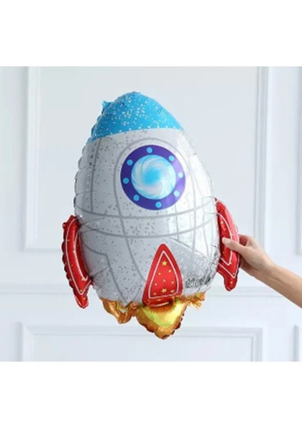 Kozmik Uzay 9 Yaş Balon Seti Galaksi Konsept Helyum Balon Set Astronot Uzay Mekiği Doğum Günü Set