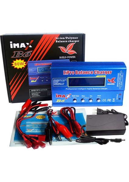 Imax B6 80W Lipo Pil Şarj Cihazı-Adaptörlü