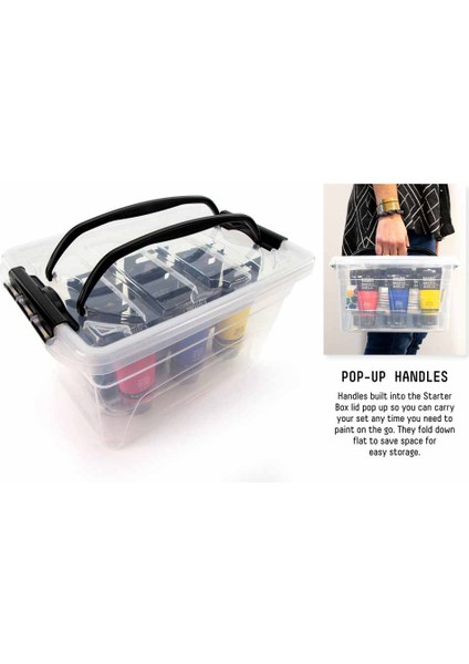 Basics Akrilik Boya Seti Plastik Kutulu Başlangıç Seti fiyatları