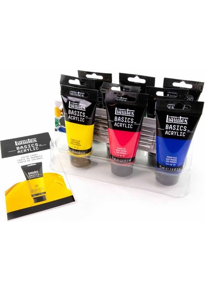 Basics Akrilik Boya Seti Plastik Kutulu Başlangıç Seti fırsatları