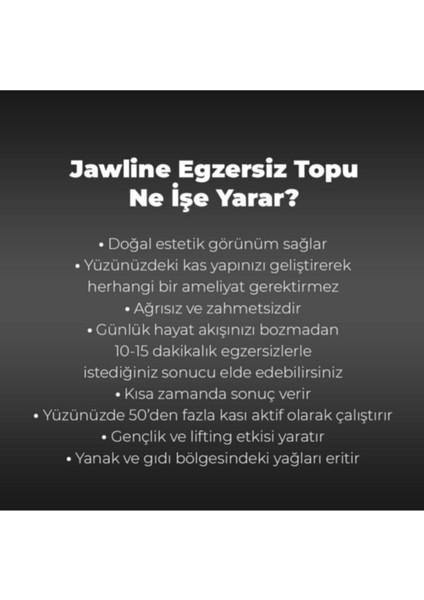 Çene Egzersiz Topu Başlangıç Seviyesi