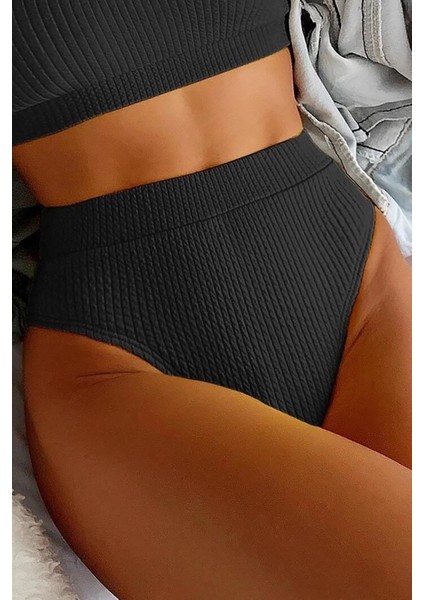 Yüksek Bel Özel Kumaş Bikini Altı modelleri