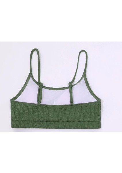 Yüksek Bel Özel Kumaş Tankini Bikini Üstü fiyatları