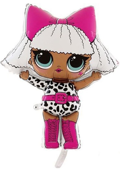 Lol Suprise 1 Yaş Balon Seti Lol Bebek Konsept Helyum Balon Set Diva Lol Bebek Doğum Günü Set