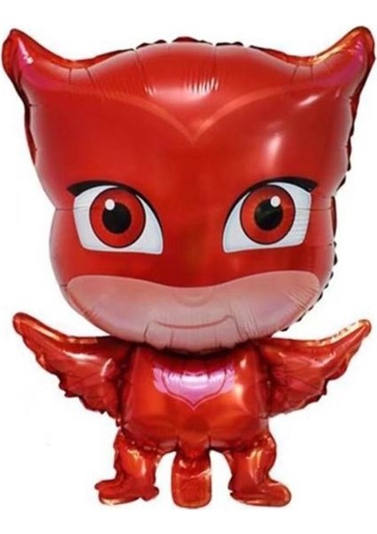 Pijamaskeliler Yaş Balon Seti Pjmasks Konsept Helyum Balon Set Pijamaskeli Doğum Günü Set