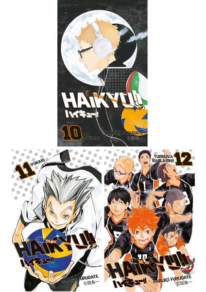 Haikyu 10-11-12. Ciltler Manga Seti - Haruichi Furudate