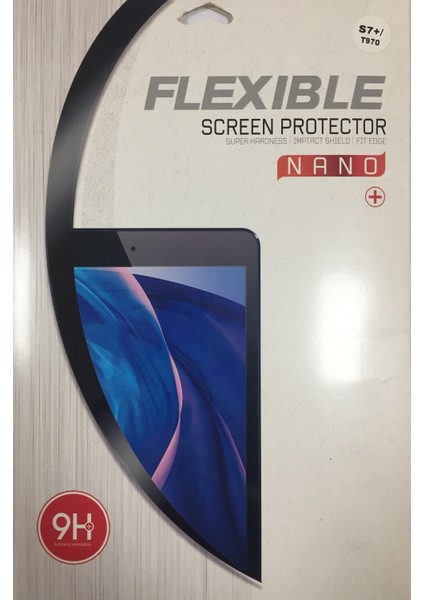 Samsung Tab S7 Plus T970 9h Kırılmaz Nano Cam Ekran Koruyucu