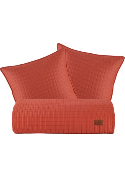 Pasıonı - Saten - Elegante - Çift Kişilik Yatak Runner Seti