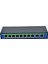 9port Poe Switch Ethernet Masaüstü 8+ 1 10/100MBPS 8 Poe Port +1 Uplink (Yurt Dışından) 1
