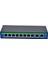 9port Poe Switch Ethernet Masaüstü 8+ 1 10/100MBPS 8 Poe Port +1 Uplink (Yurt Dışından) 3