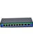 9port Poe Switch Ethernet Masaüstü 8+ 1 10/100MBPS 8 Poe Port +1 Uplink (Yurt Dışından) 4