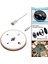 USB Konferans Mikrofon 360 ° Pc Laptop Altın Için Sessiz Omnidirectional Mic (Yurt Dışından) 3
