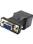 VGA Uzatma Adaptörü Siyah Kablo Cat5 / Cat6 / (Yurt Dışından) 3