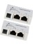 2 Adet Ethernet Üzerinden Pasif Poe Enjektör Gücü - RJ45 Verileri RJ45 Poe'ye, 2.1mm (Yurt Dışından) 1