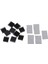 5 Pair Ic Yonga Seti Radyatör Isıtıcı Soğutucu Ped Değiştirme 14X14X6MM Siyah (Yurt Dışından) 1