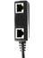 1 Ila 2 Ethernet Lan Ağ Kablosu Splitter 2 Yolu Genişletici Adaptörü (Yurt Dışından) 4